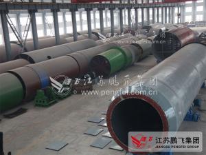 Quality Φ2.3 9m Domestic Waste Treatment Rotary Kiln System wholesale