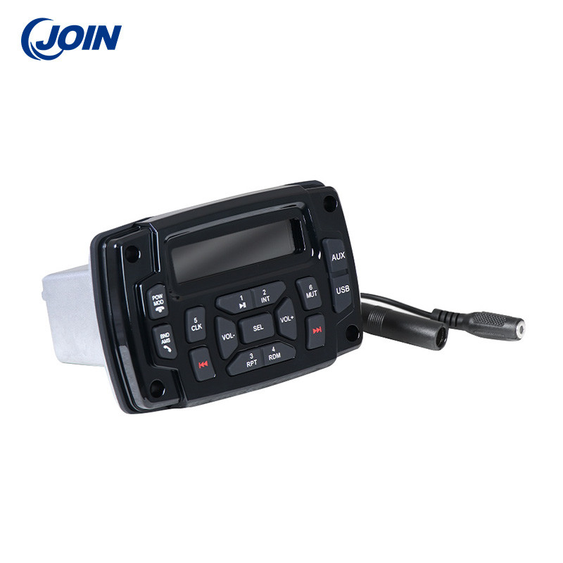 Waterproof Golf Cart Stereo Kit Black Electric Golf Car Radio ODM