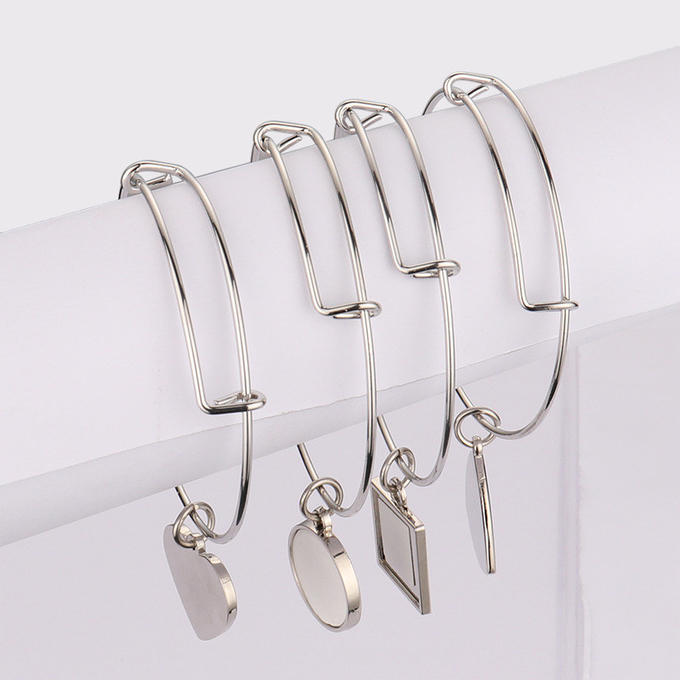 Personalized Sublimation Bracelet Blanks Custom Metal Bracelet For Sublimation Printing