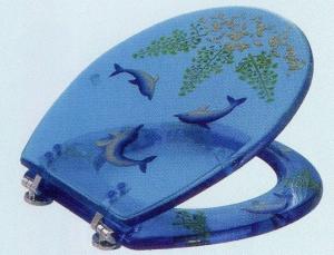 Quality poly-resin toilet seat cover,transparent poly-resin toilet seat, wholesale