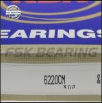 Open Type 6220CM 6220 Single Row Deep Groove Ball Bearing 100*180*34 mm Steel