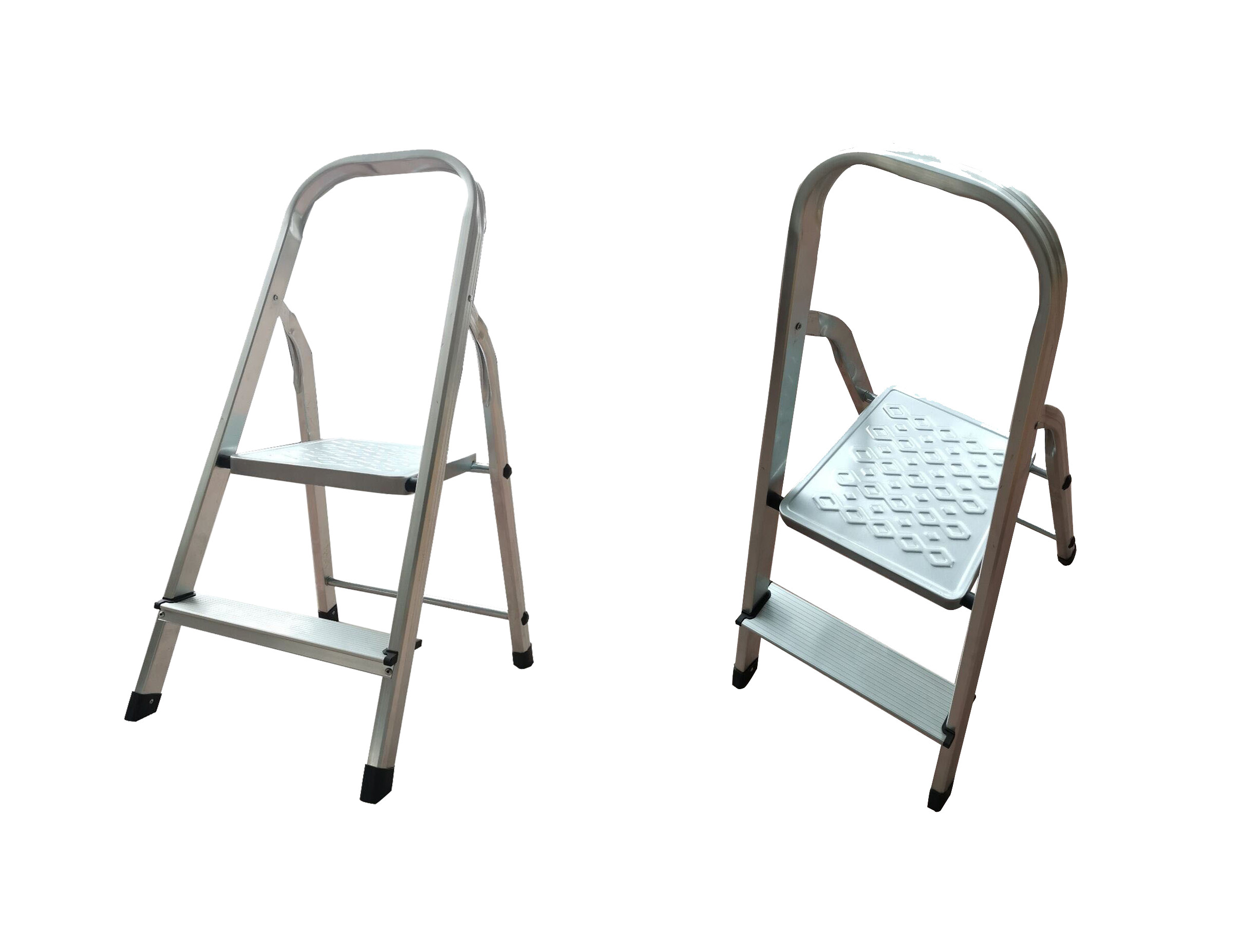 Convenient Aluminum Step Ladder Compact Design 2 Steps For Secure Climb