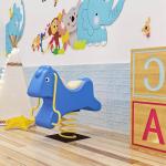 Playground Horse Spring Rider Seesaw Corrosion Resistance
