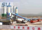 Construction HZS60 Concrete Batching Plant Stabilized Soil Mixing Station