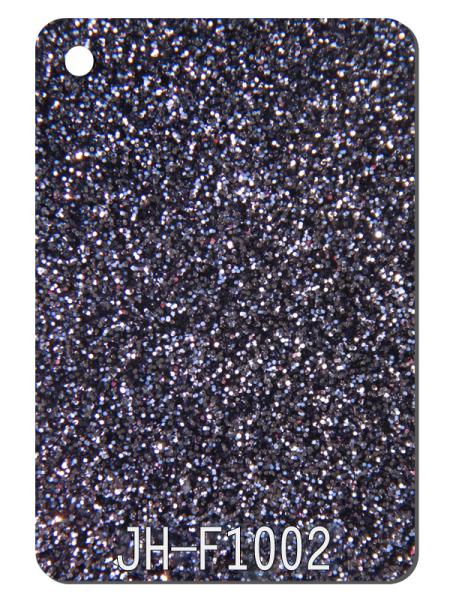 3MM Thick Dark Gray Glitter Acrylic Sheets Home Handbag Gift Box Light