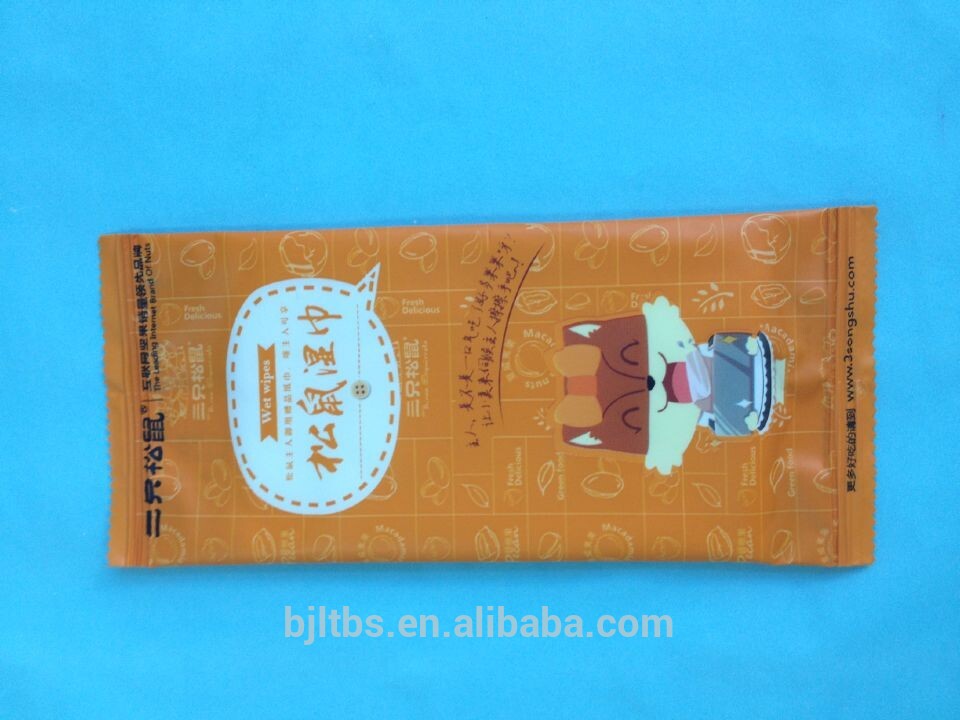 China factory single packed spunlace customized restaurant/airlines wet wipes/tissues/towels