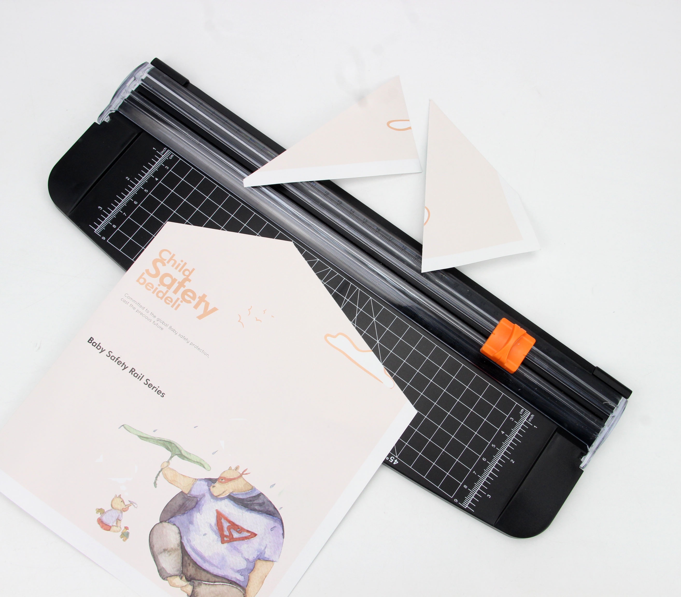 Straight Cut ABS Plastic Paper Cutter Manual Guillotine Cutter Paper Knife Trimmer