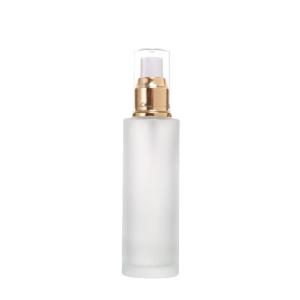 Quality Transparent 120ml Spray Glass Bottle Cosmetic Packaging Leak Proof wholesale