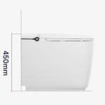 Luxury One Piece Modern Smart Toilet Automatic Ceramic Intelligent Toilet