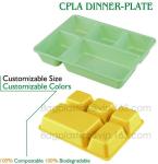fast food boxes custom logo printing, Compostable plastic food container, eco