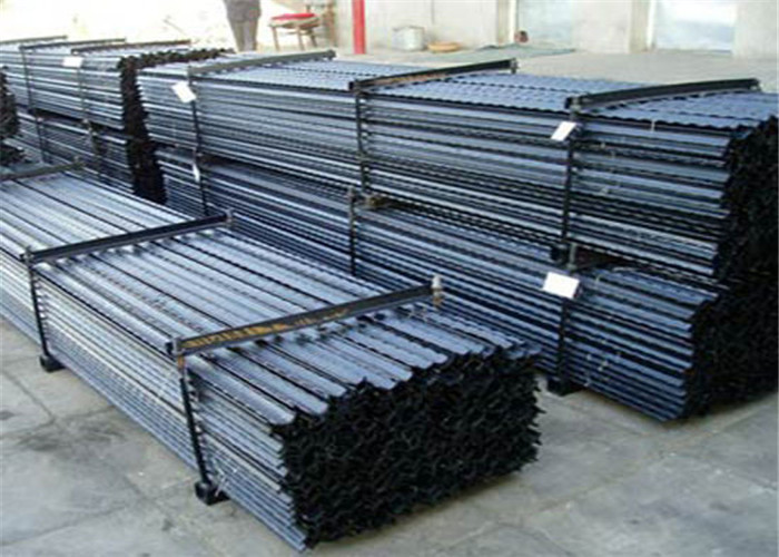 ISO14001 2015 Painted Black 1.8m Fence Star Pickets