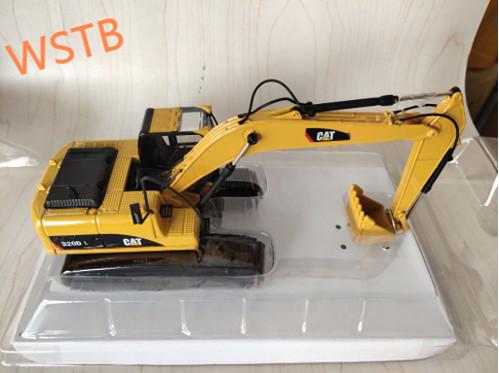 Diecast Excavator Parts Model Metal Scale Black & Yellow Model Excavator 1/50
