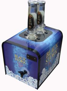 Quality 1800ml Capacity Attractive Shot Chiller Dispenser With Customized Bottle Holder wholesale
