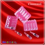 Transparent Thermoformed 5pcs Blister Plastic Ampoule Tray For Shipping