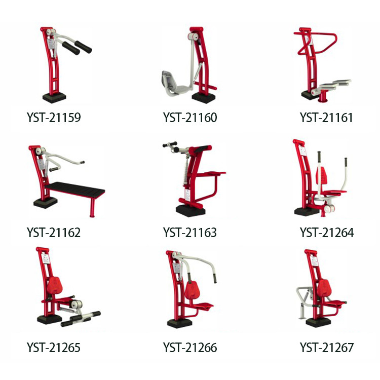 YST Brand Galvanized Steel Pipe Outdoor Fitness Equipment for Street Workout