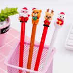 Colorful 3D Christmas Theme 0.5mm Gel Pen Creative Gift Small Prizes Neutral Pen