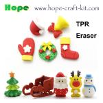 OEM ODM TPR PVC Erasers Kids Stationery supplies 3D Animal, Food, Plant,