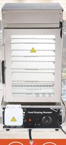 Quality 500L Steamed Bun Machine , CE Food Warmer Display Showcase wholesale