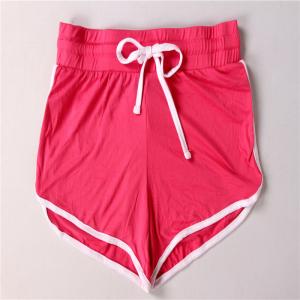 Quality Pink Women'S Pull On Knit Shorts 92% Polyester 8% Spandex wholesale