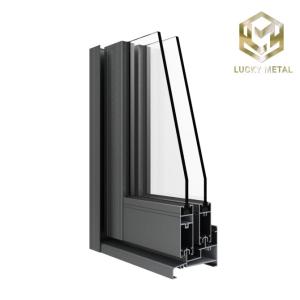 Quality Weatherproof Aluminium Door Frame Profile With Integrated Sealing System wholesale