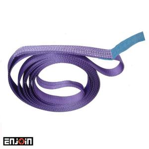 Quality Width 50mm Endless Webbing Sling High Strength Dyeing White / Violet Color wholesale