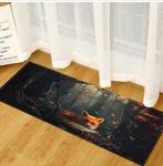 Animal Cute Dog Kitchen Floor Mats Home Entry Door Mat Water Absorbent