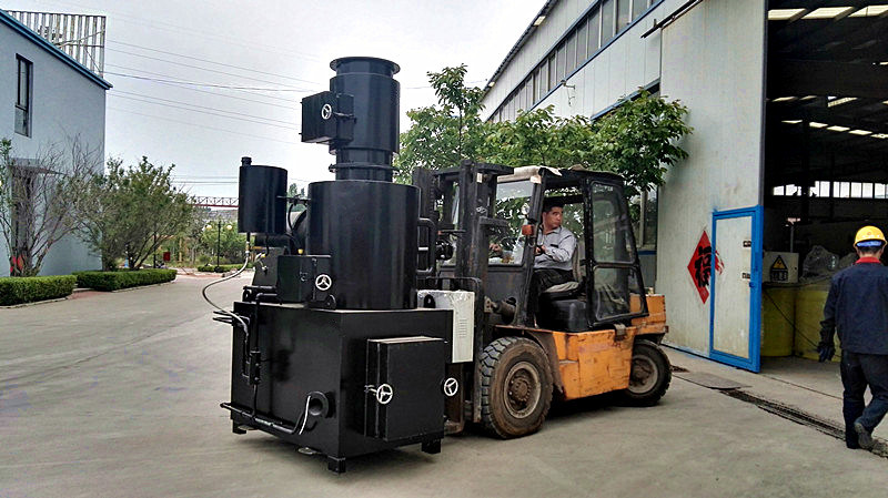 Video Outgoing Inspection Medical Waste Incinerator For Solid Waste Treatment