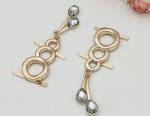 Shoe Accessories Zinc Alloy Buckle Different Sizes / Colors Corrosion Resistant