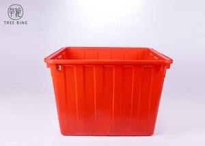 Quality Large Solid Nesting Plastic Bin Boxes , Red / Blue Plastic Storage Containers Recycling wholesale