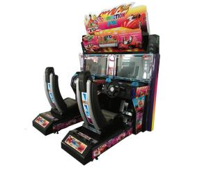 Quality Car Racing Game Machines , Outrun Arcade Machine With Iron Appearance wholesale