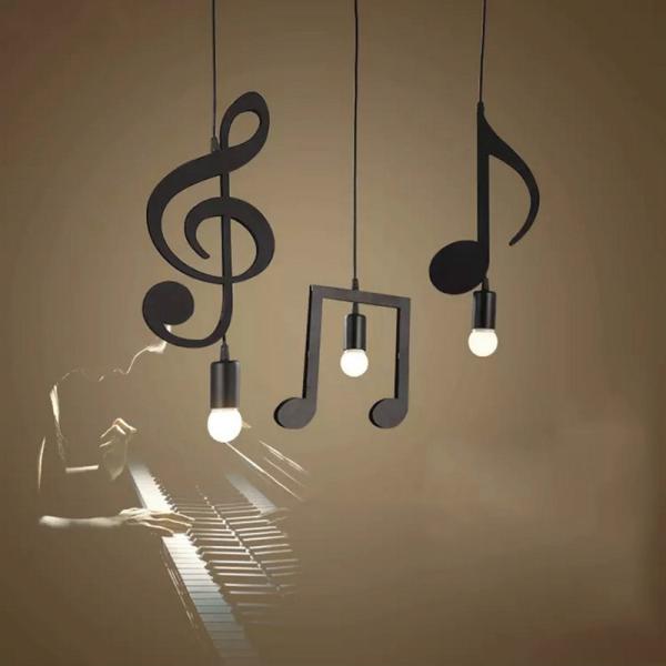 Nordic Pendant Lamp Z Words Music For Indoor Lighting Bar Bedroom kitchen