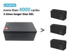 Prismatic Lithium Iron Phosphate Battery , 12V 300AH Lifepo4 Battery