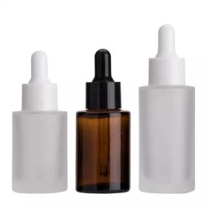 Quality 50ml Frosted Essential Oil Glass Dropper Bottles K1006 Multi Function wholesale