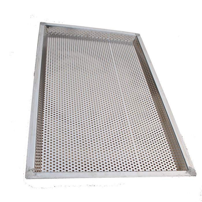 Customized Perforated Baking Trays For Drying Herb - Medicine , 460 X660 Mm Size