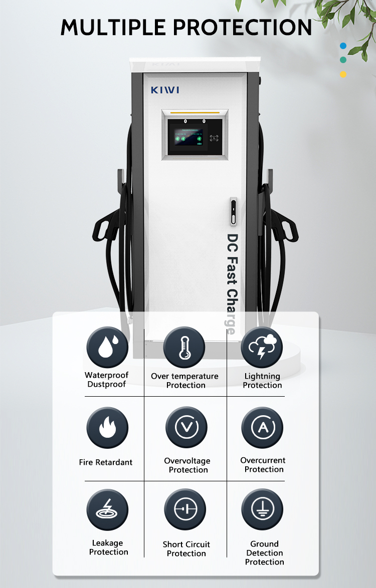 380V OCPP 1.6J/1.5J Outdoor Charging Pile for Automobile Operating Company Operation