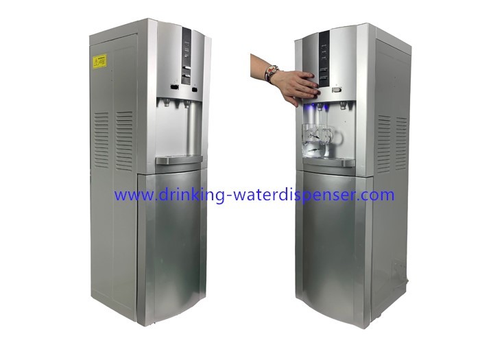 Bottled SUS304 R134a 15S Hot Cold Water Cooler Dispenser Free Standing