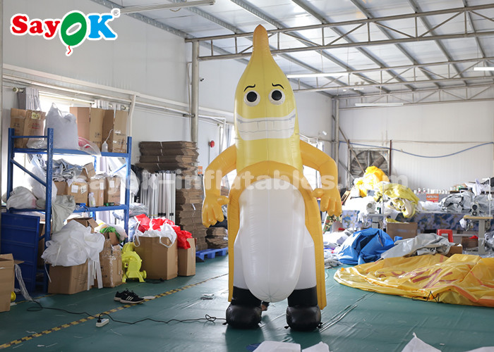3m Inflatable Banana Mascot For Outdoor Advertising CE SGS ROHS