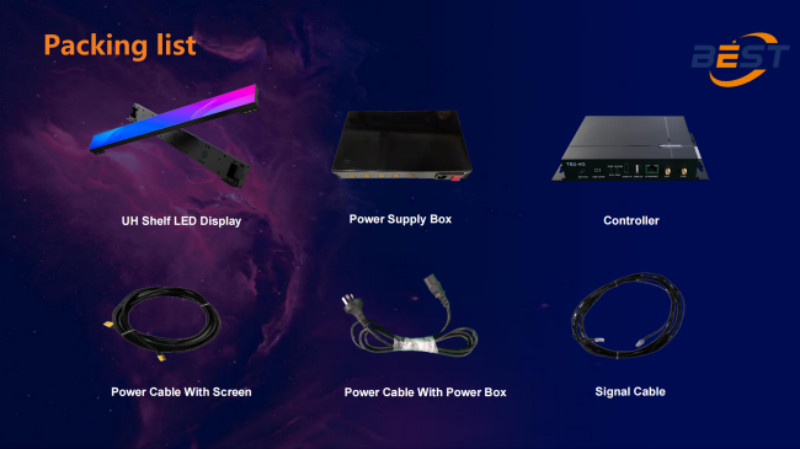 High-Brightness Slim LED Poster Display 500CD/M2 GOB Surface Protection LAN/WiFi Control