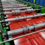 Glazed Steel Roofing Sheet Manufacturing Machine For Construction Works