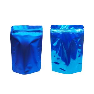 Quality Blue Zipper Seal Height 40cm Aluminium Foil Packaging Bags wholesale