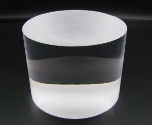 China Optical Glass 150*150mm Transparent Direct Drawn Quartz Ingot on sale