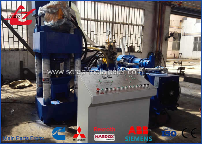 630 Ton Aluminum Metal Chip Briquetter , Briquette Making Machine For Sawdust Metal