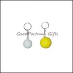 Promotion Printed logo pu stress ball key chian souvenir