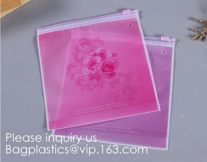 Stand Up Pouch Bag Type And Screen Printing Surface Handling EVA Zip Lock Bag,Underwear Zip lockk EVA Underwear Packaging
