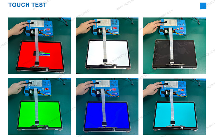 Laptop Lcd Display Screen Digitizer Full Assembly for Macbook Pro 2016 2017 13 15 16 Inch A1706 A1708 Lcd Screen Replacement