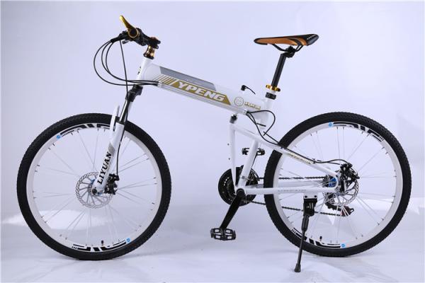 Hot sale OEM 24 spoke wheel 24 speed 40mm rim white alloy hummer folding