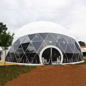 Quality 20m Large Geodesic Dome Tent Waterproof Hemisphere Outdoor Restaurant wholesale