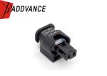 2 Pin Female Black Waterproof Automotive Connector Housing For Benz BMW Audi
