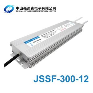 Quality J-STAR Waterproof 12500mA 25 Amp 300 Watt Constant Voltage 170-260Vac 12V wholesale