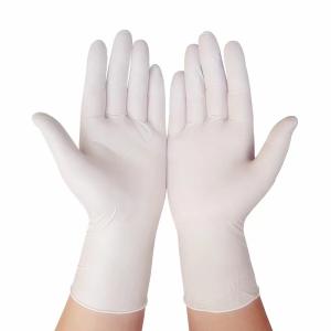 Quality 20cm 24cm Hospital Nitrile Gloves Waterproof Meciacal Examination Disposable wholesale